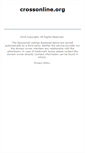 Mobile Screenshot of crossonline.org